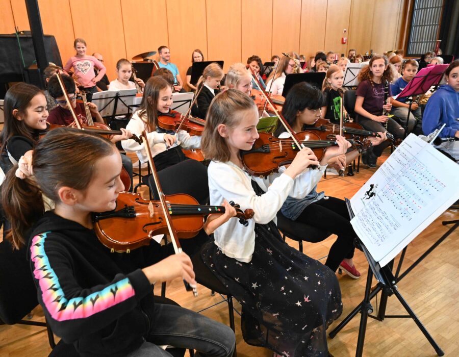 Bläser-/ Streicherklassen Abschlusskonzert 28. Juli 2025 Fotos: U. Baumgart